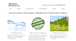 Desktop Screenshot of ecowaterco.com